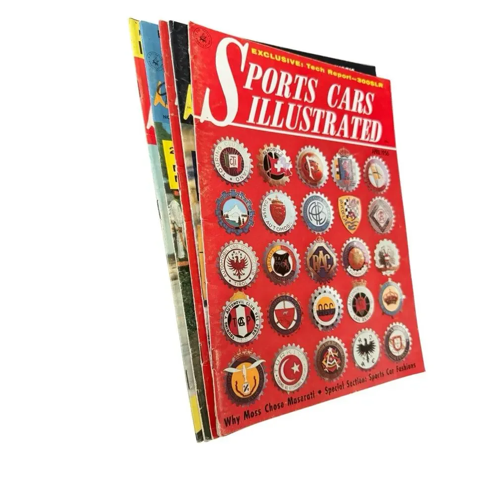 Sports Cars Illustrated Magazines 5 Issues 1956 1957 Mercedes Austin Healey READ